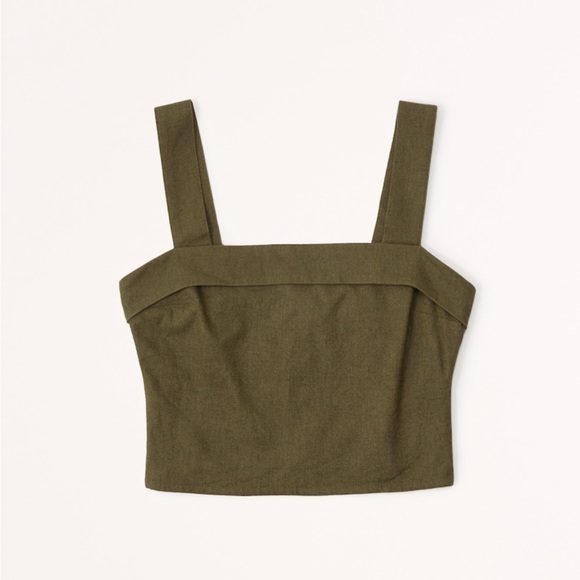 Abercrombie & Fitch Linen Top - Picture 1 of 5